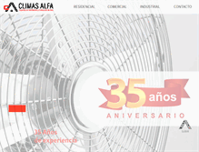 Tablet Screenshot of climasalfa-syp.com